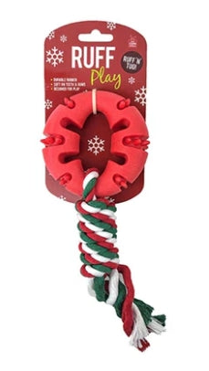 Ruff Play Christmas Ring Tug